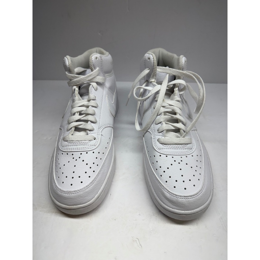 Nike Court Vision Mid Next Nature White Sneakers DN3577-100 Mens 8.5